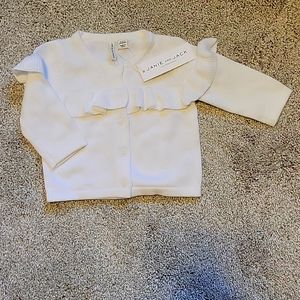 Janie & Jack White Sweater- NWT